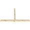 Ekena Millwork Eugene Rough Sawn Timber Gable Bracket, Douglas Fir, 96"W x 60"H x 4"D x 4"F, 15/12 Pitch GBW096X60X0404EUG00RDF - alternate 2